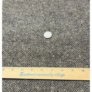 Wool Herringbone Twill Fabric Rug Hooking Applique Crafts Brown Tones Material
